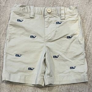 Vineyard Vines Kids Tan Whale Shorts
